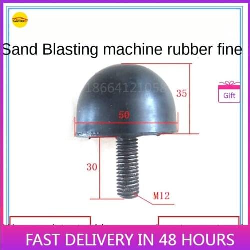 Mobile Sandblasting Machine Air Pump Size Rubber Par Sealant Gasket Thin Mushroom Head Umbrella Bucket Sand Regulating Valve
