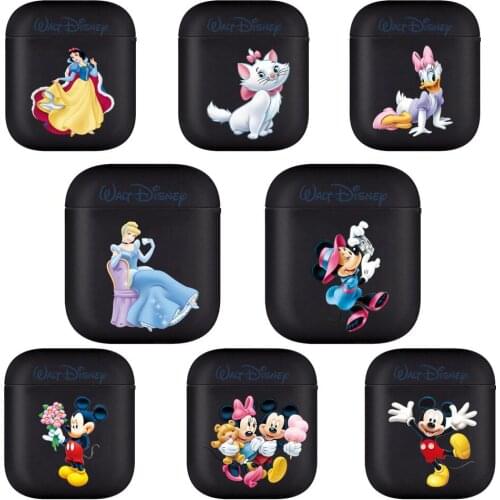 Mickey Minnie Mouse Daisy Duck Cat Soft Silicone Cases For Apple Airpods 1/2 Protective Bluetooth Wireless Earphone Cover For Ap
