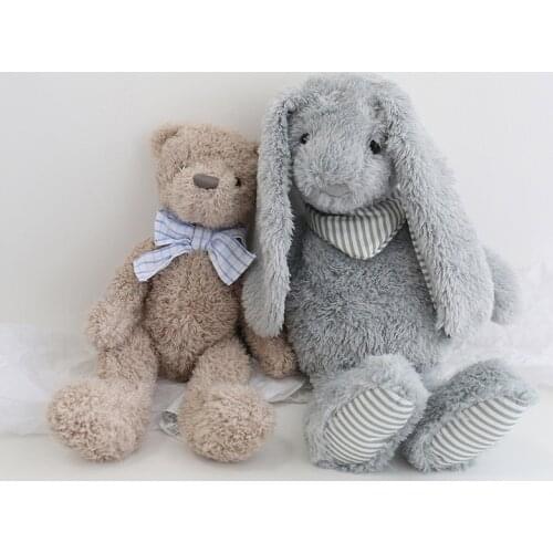 Soft Rabbit Stuffed Animal Kids Gifts Toys 37CM Cartoon Bunny Plush Toy Dolls