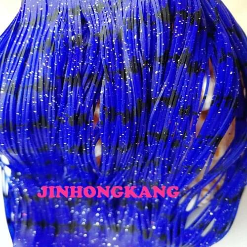 Fishing Lure Silicone Skirt Layers,Silicone Skirt Material for Tackle Craft, DIY Spinner, Rubber Jigs, Buzzbait--37