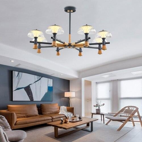 New Modern Led Chandelier For Living Room Bedroom Study Room White Gray Atmosphere Decoration Lighting Lamp Indoor Fixtures