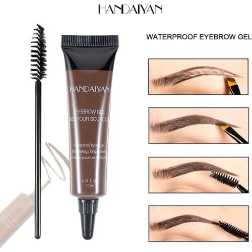 Super Waterproof Air-cushion Dye Eye Brows Gel Liquid Eyebrows Tint No Fading Eyebrow Cream Eyebrow Enhancers Eyes Makeup TSLM1