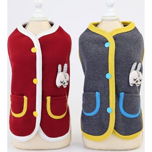 Dog Cat Puppy Coat Sweatshirt Warm Sweater Dog Outfits Dog Thicken Warm Pet Chihuahua Cute Winter Pet Clothes