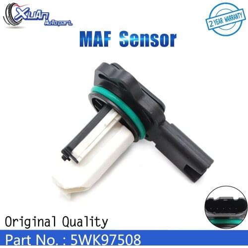 XUAN MAF MASS AIR FLOW METER SENSOR 5WK97508Z For BMW 128i 328i 528i X3 X5 Z4 E81 E82 E87 E88 E90 E91 E92 E93 2007-2013 3.0L