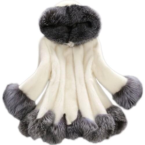 Winter Coat Women Winter Long Coat Female Hooded Warm Jacket Ladies Loose Plush Coat куртка Ladys plush coat