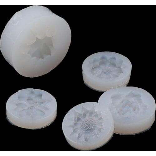 1pc Crystal Flower Epoxy Silicone Mold Silicone Flower Container Mold For DIY Epoxy UV Resin