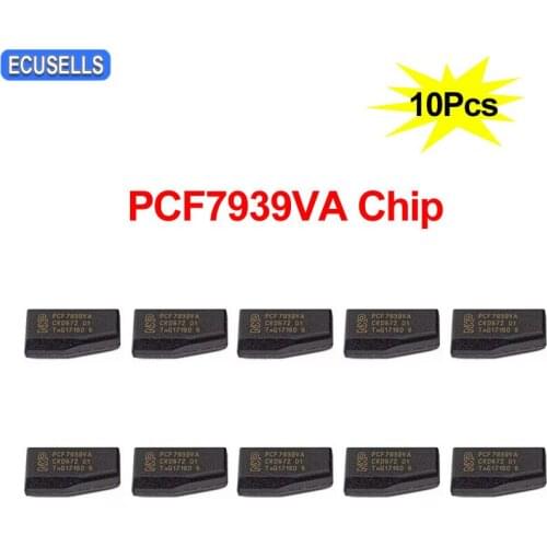10Pcs/Lot Transponder Car Key Chip PCF7939VA Blank Transponder Chip