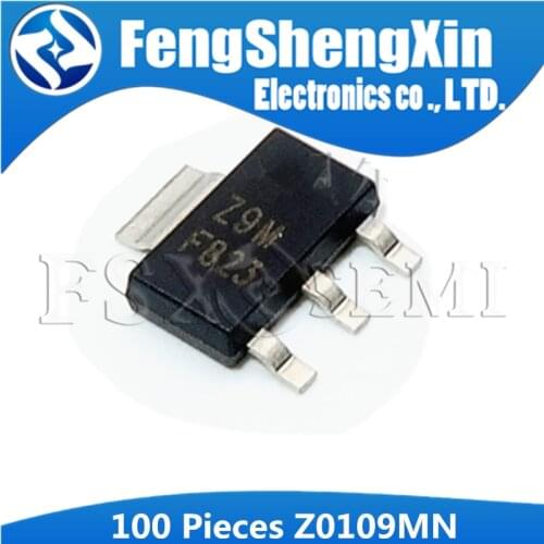 100pcs/lot Z0109MN5AA4 SOT-223 Z0109MN Z0109 SMD Z9M Z0109M TRIACS