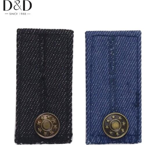 2pcs Trousers' Extender Jeans Extender Pregnant Woman Clothes Accessories for Maternity Dress 7*3.5cm
