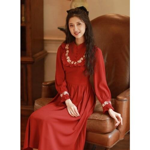 2020 new fashion womens clothing Full Vintage dress for women dresses f