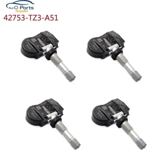 4 pcs/Lot 42753-TZ3-A51 315MHZ TPMS Tire Pressure For Honda Acura TLX ILX RDX MDX 42753TZ3A51 42753 TZ3 A51