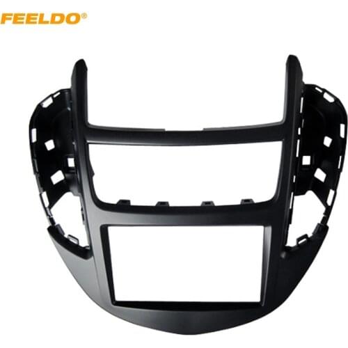 FEELDO Car DVD Radio 2Din Fascia Frame For CHEVROLET Tracker HOLDEN Trax Stereo Dash Panel Frame Installation Mount Trim Kit