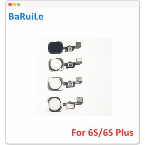 BaRuiLe 20pcs Home Button with Flex Cable for iPhone 6 6Plus 6s plus Home Key Flex Assembly Replacement Parts
