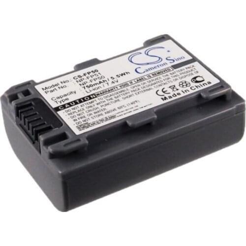 Cameron Sino 750mAh battery for SONY DCR-30 DCR-DVD103 DCR-DVD105 DCR-DVD105E DCR-DVD202E DCR-DVD203 DCR-DVD203E DCR-DVD205