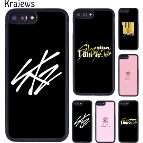 Krajews KPOP STRAY KIDS SKZ Mobile Phone Case Fundas For iPhone 5 6S 7 8 plus 11 12 Pro X XR XS Max Samsung Galaxy S7 S8 S9 S10