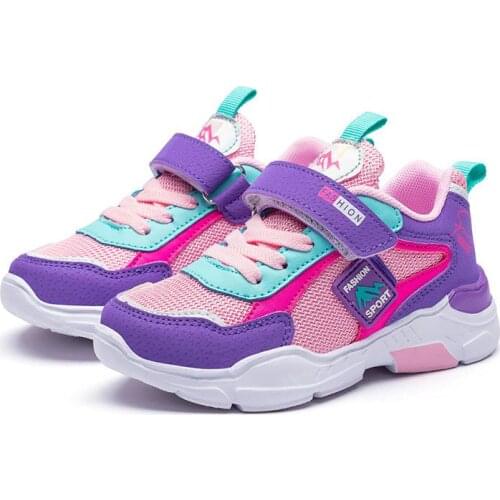 Autumn Kids Sneaker Sport Girls Shoes Non-slip Children Shoes Student Running For Boy Soft Bottom Breathable Leisure Travel Shoe
