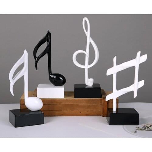 Exquisite Mini Musical Note Music Present Home Living Room Piano Bedroom Desktop Decor Fine Workmanship
