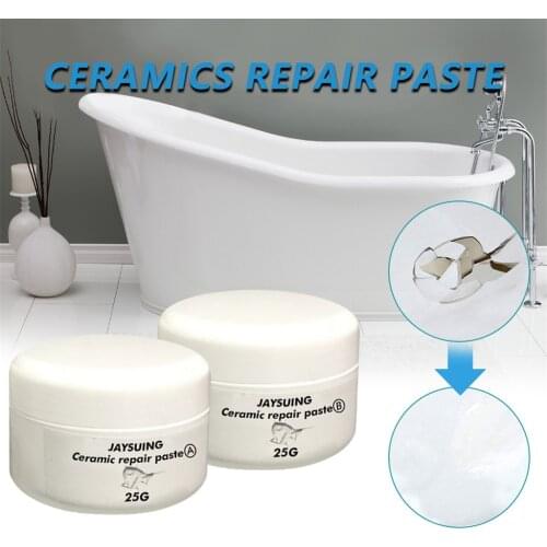 Ceramic Repair Paste Tub Tile And Shower Porcelain Repair Kit For Crack Chip Ceramic Bathroom Tub Floor Ceramic Repair Paste