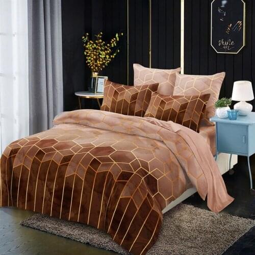Bedding Set King Queen Single Double Duvet Cover Set Quilt Cover Pillowcase 2-3pcs Home Bedding Linens Sets Blanket case camel