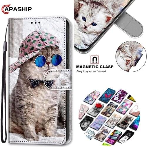 Cute 3D Cartoon Animal Leather Wallet Flip Case For XiaoMi RedMi Note 9T 9S 8T 4 5 6 7 8 9 Pro 8Pro 9Pro Card Cover Note9T Coque