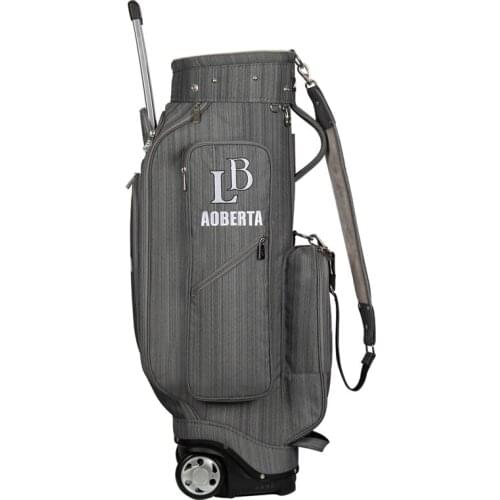 LB golf bag golf bag portable air bag standard bag golf bag great travel ability with wheel waterproof cloth bag
