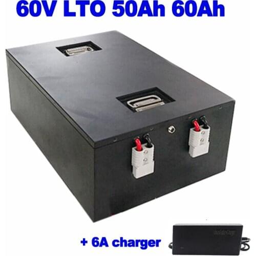 LTO 60V 50Ah 60Ah Lithium titanate battery with BMS for ebike sightseeing car tricycle Antique Car Motorcycle Golf Cart AGV RE