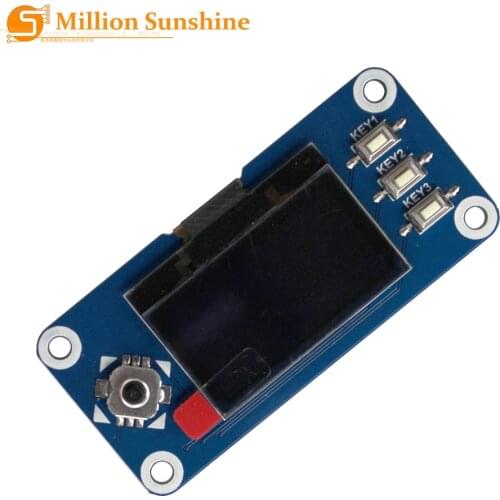 Waveshare 1.3INCH OLED Display HAT Expansion Board for Raspberry Pi 2B/3B/Zero/Zero W 128x64 Pixels SPI I2C Interface SH1106