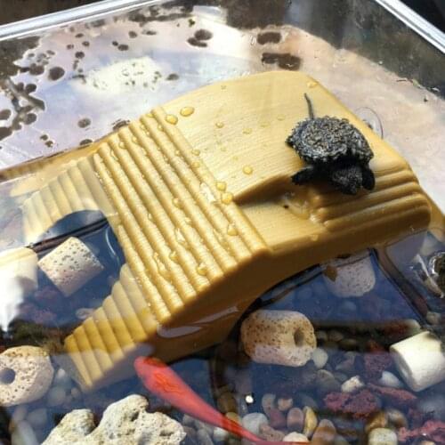 Reptile Platform Turtle Basking Aquarium Amphibian Aquatic Climb Tank Staircase