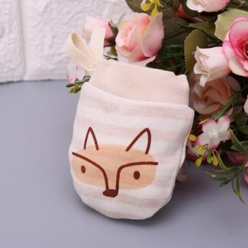 Baby Glove Anti Scratch Face Hand Guard Protection Soft Newborn Mitten Cartoon R9JD