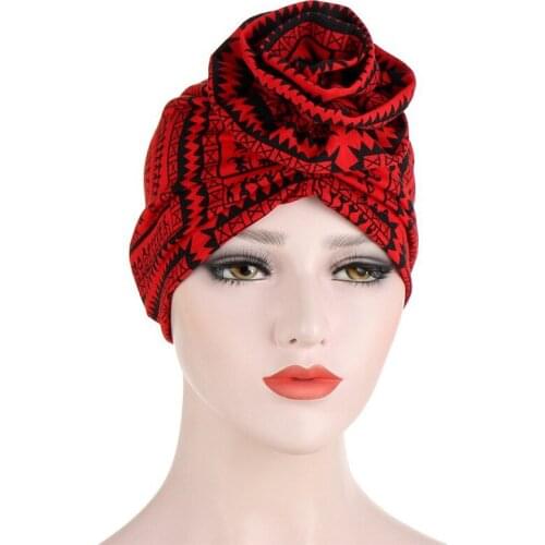Riding Outdoor Caps Indian Arab Wrap Women Head Scarf Turban Caps Printed Bonnet Boho Ethnic Inner Bandana Ciclismo