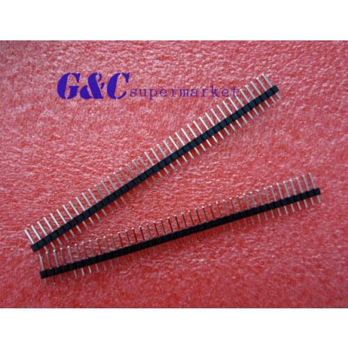 20PCS 2.54mm 40 Pin Male Single Row Pin Header Strip GOOD QUALITY