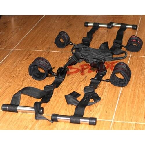 Smpade Latest Special Design Over the Door Restraint Jam Cuffs Body Bondage Kinky Couple Sexy Fun Play Adult Cosplay