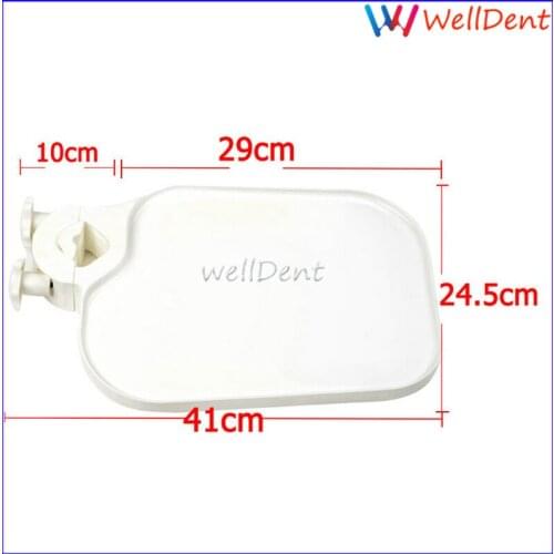 Dental Plastic Post Mounted Shelf Tray Table Dentistry Chair Accessories for Dental Chair unit