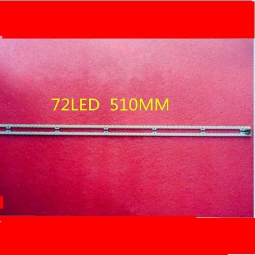 4PCS/lot 510mm LED Backlight Lamp strip 72leds For Samsung 46 inch LCD TV UA46D5000PR 2011SVS46 5K6K H1B-1CH BN64-01644A