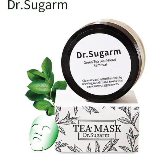 50g Upgraded Green Tea Mask Nose Blackhead Remover Mask Shrink Pore Peeling Acne Treatment Deep Cleansing Mask Powder