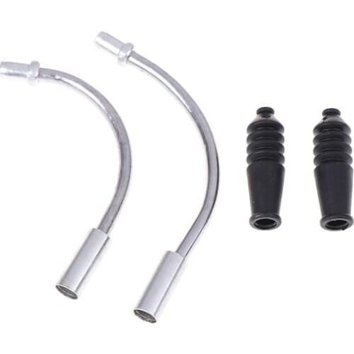 Bike Bicycle V Brake Cable Guide Pipe Tube Hose Accessories With Rubber Cover