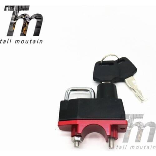 Helmet Lock For KAWASAKI ZZR400 ZZR600 ZZR1100 ZZR1200 ZZR 400/600/1200/1100/D/C Motorcycle Accessories Handlebar Bar Clamp
