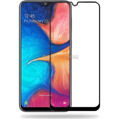 10pcs/lot 3D Full Glue Tempered Glass For Samsung Galaxy A20 Full Cover 9H film Screen Protector For Samsung Galaxy A20E Guard