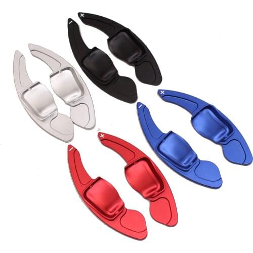 2Pcs Steering Wheel Paddle Auto Replacement Extension Shift Cover For VW Golf 5 6 MK6 GTI R Jetta MK5 Passat B6 B7 Polo Tiguan