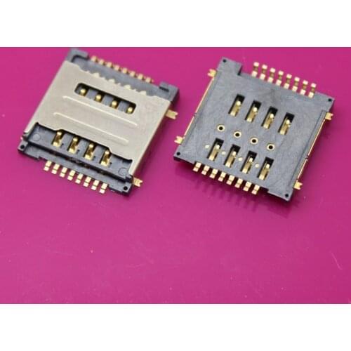 YuXi 20pcs/lot SIM Card Slot Reader Holder Connector SIM Card Socket for Lenovo A505E A560