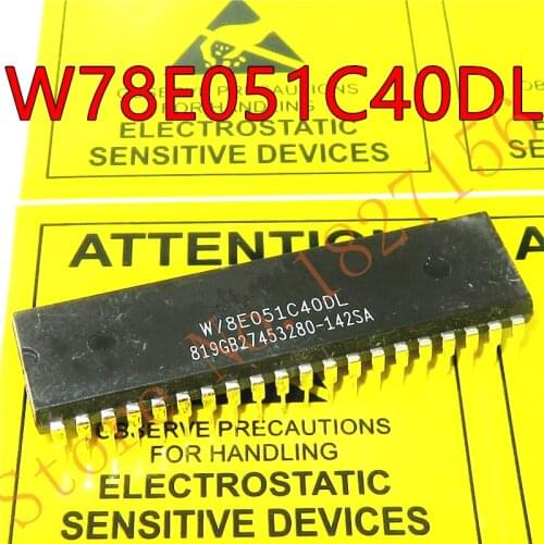 5pieces W78E051C40DL DIP 8-BIT MICROCONTROLLER