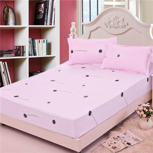 24 Color Breathable Polyester Elasticity Mattress Cover Mattress Protector Bed Bug Proof Pad Cover for Mattres 301-0821