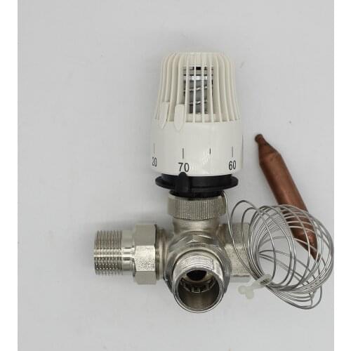 Energy saving 30-70 degree control Floor heating system thermostatic radiator valve M30*1.5 Remote controller 3 way valve DN20