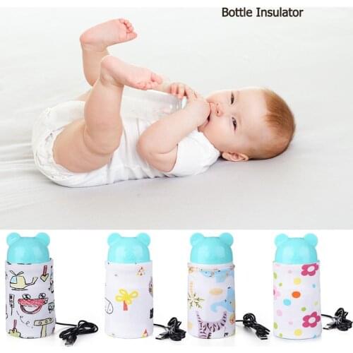 USB Milk Warmer Insulated Bag Portable Travel Cup Warmer Baby Nursing Bottle Cover Warmer Heater Infant Feeding Bottle Bags baby