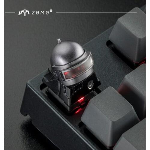 Keycap mechanical keyboard key cap personality design, tertiary head Modeling PUBG Game theme key cap aluminum alloy keycaps,Z02