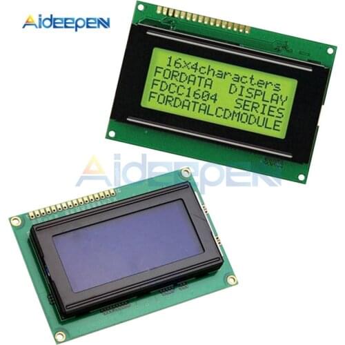 16x4 16*4 1604 Character LCD Screen Display Module LCM Blue/Yellow Backlight 5V For Arduino
