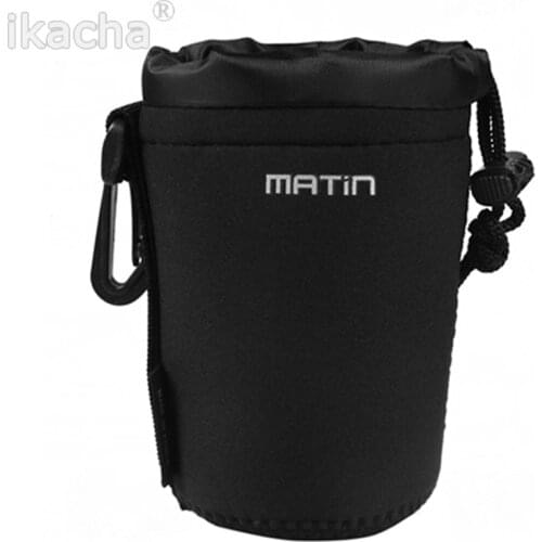 New M Size Matin Neoprene Soft Protector Camera Lens Pouch Bag Case For Canon Nikon Sony High Quality