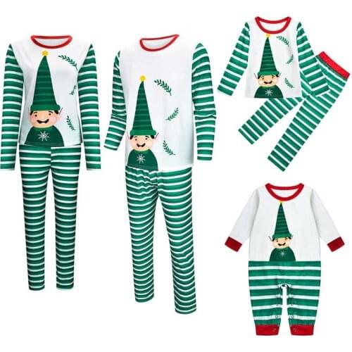 Mommy Daddy and Me Clothes Outfits Christmas Pajamas Family Matching Sleepwear Funny Baby Jumpsuit Boys Girls Sleepwear Outfits