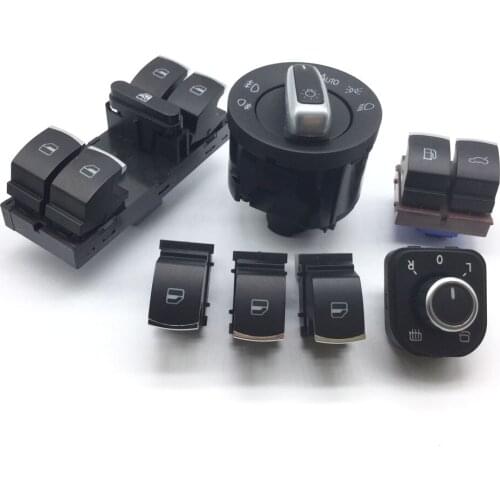 Window Headlight Mirror Tailgate & Fuel Flap Control Switch For VW Passat B6 CC Jetta Mk6 Tiguan 35D959903 5ND959565A 5ND941431B