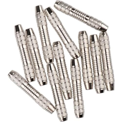 Prettyia 12pcs 17g Quality Replacement Barrels Shafts Stems Grip Silver